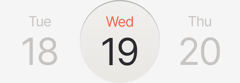 A weekly schedule with a day selected for blocking.
